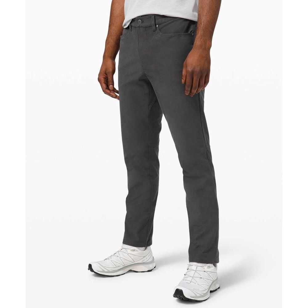 Lululemon ABC Pant Classic Fit 34 Utilitech Grey LM5ABMS Mens 44 x34